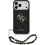 Guess Pu 4G Metal Logo Strap Case For Iphone 18 Pro Max Black - (GUHCP18XP4GMGSCK)