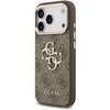 Guess Pu 4G Metal Logo Strap Case For Iphone 18 Pro Max Brown - (GUHCP18XP4GMGSCW)