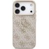Guess Pu 4G Metal Logo Strap Case For Iphone 18 Pro Pink - (GUHCP18LP4GMGSCP)