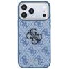 Guess Pu 4G Resin Metal Logo Case For Iphone 18 Pro Blue - (GUHCP18L6P4SRMLB)