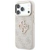 Guess Pu 4G Resin Metal Logo Case For Iphone 18 Pro Max Pink - (GUHCP18X6P4SRMLP)