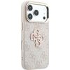 Guess Pu 4G Resin Metal Logo Case For Iphone 18 Pro Max Pink - (GUHCP18X6P4SRMLP)