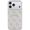 Guess Pu Leather 4G Gold Frame Embossed Magsafe Case For Iphone 18 Pro Max Pink - (GUHMP18XP4MSEGCP)