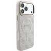 Guess Pu Leather 4G Gold Frame Embossed Magsafe Case For Iphone 18 Pro Max Pink - (GUHMP18XP4MSEGCP)