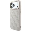 Guess Pu Leather 4G Gold Frame Embossed Magsafe Case For Iphone 18 Pro Pink - (GUHMP18LP4MSEGCP)