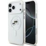 Karl Lagerfeld Iml K&Ch Heads Metal Frame Magsafe Case For Iphone 18 Pro Max White - (KLHMP18XHLSKCH)