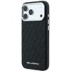 Karl Lagerfeld Pu Grained Allover Semi Wrap Magsafe Case For Iphone 18 Pro Black - (KLHMP18LPSKLFOFK)