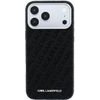 Karl Lagerfeld Pu Grained Allover Semi Wrap Magsafe Case For Iphone 18 Pro Black - (KLHMP18LPSKLFOFK)
