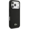 LACOSTE Pvc Iconic Petit Pique Metal Logo Magsafe Case For Iphone 18 Pro Black - (LCHMP18LPLAK)
