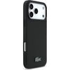 LACOSTE Pvc Iconic Petit Pique Metal Logo Magsafe Case For Iphone 18 Pro Max Black - (LCHMP18XPLAK)