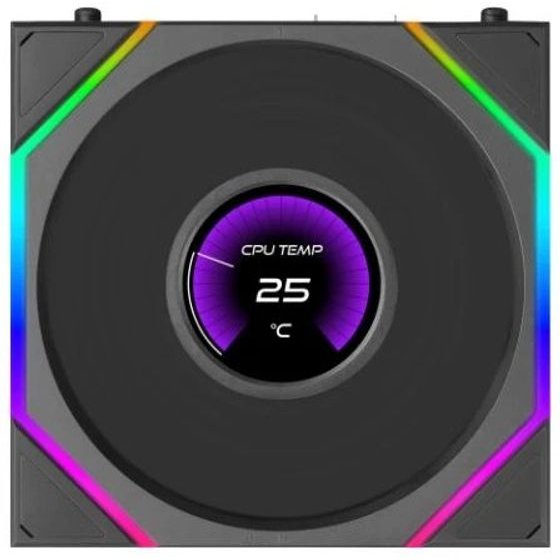 Lian Li Fan 120mm - Uni Fan Tl Lcd Flex - Black - (12TLLCD1F1B)