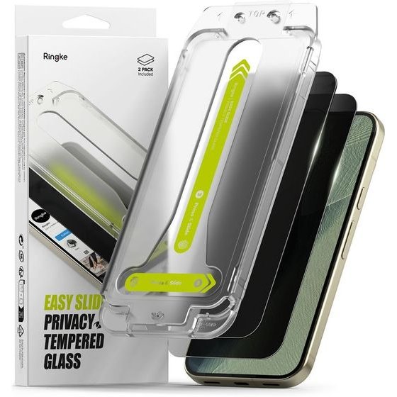 Ringke Szklo Prywatyzujace Easy Slide 2-Pack Google Pixel 9 Pro Xl / 10 Pro Xl / 11 Pro Xl PRIVACY