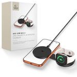 Tech-Protect A55 2IN1 Magnetic Magsafe Wireless Charger 25W QI2.2 BLACK