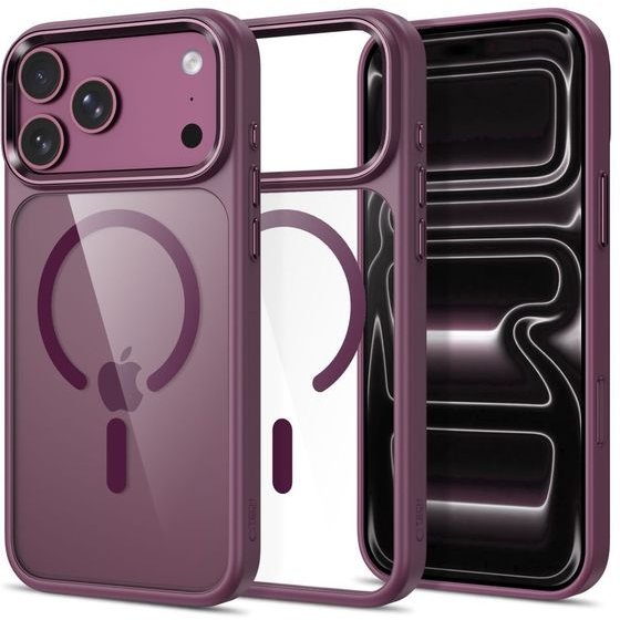 Tech-Protect Magmat Magsafe Cc Iphone 17 Pro / 18 Pro Dark CHERRY/CLEAR