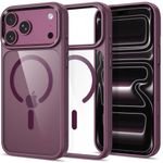 Tech-Protect Magmat Magsafe Cc Iphone 17 Pro Max / 18 Pro Max Dark CHERRY/CLEAR