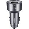 Joyroom 65W 3-in-1 Car Charger Dark Gray - (JR-CCN19)