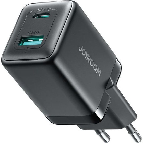 Joyroom Gan 45W USB-C + USB-A Wall Charger - Black - (JR-TG8)