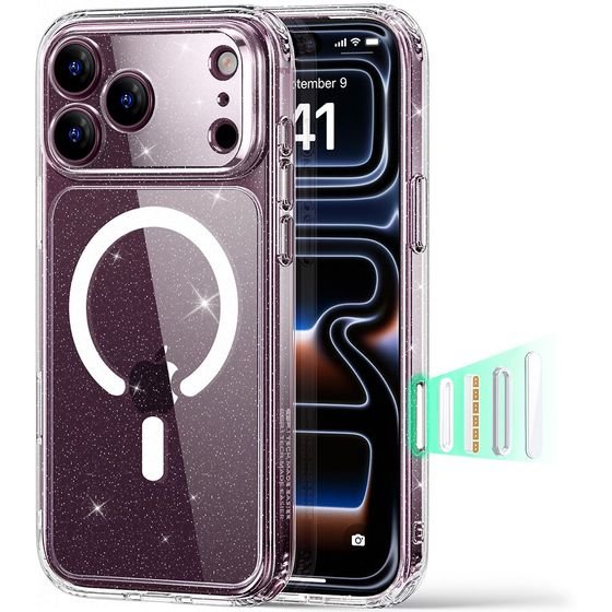 ESR - Classic Hybrid Halolock - Iphone 18 Pro Max / Iphone 17 Pro Max - Clear Shimmer