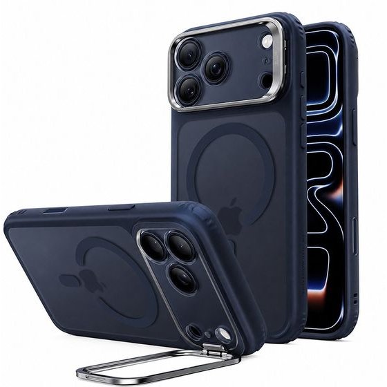 ESR - Classic Hybrid Halolock Kickstand - Iphone 18 Pro / Iphone 17 Pro - Frosted Blue