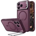ESR - Classic Hybrid Halolock Kickstand - Iphone 18 Pro Max / Iphone 17 Pro Max - Frosted Deep Burgundy