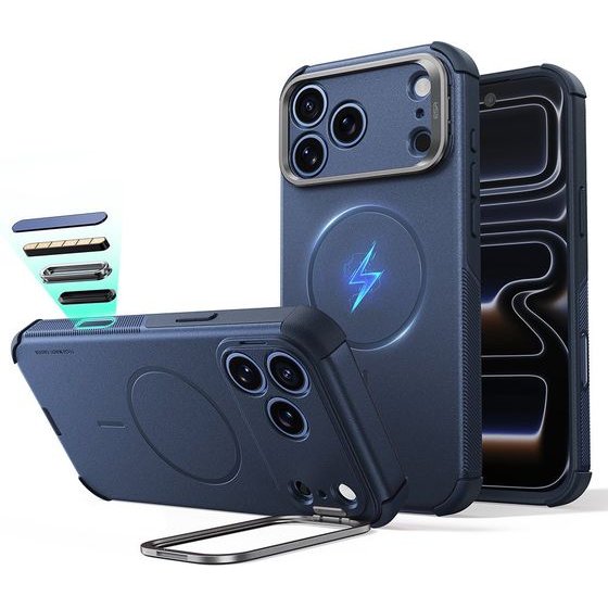ESR - Cyber Armor Kickstand - Iphone 18 Pro / Iphone 17 Pro - Blue - (1A91300202)