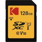 Kodak Sdxc Memory Card Premium Performance, 128Gb, Class 10 / UHS-1 U1 - (EKMSD128GXC10K)