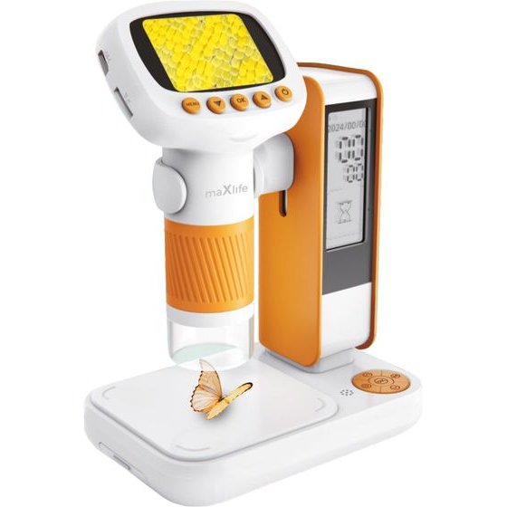 Maxlife Digital Microscope MXDM-200 With Stand orange