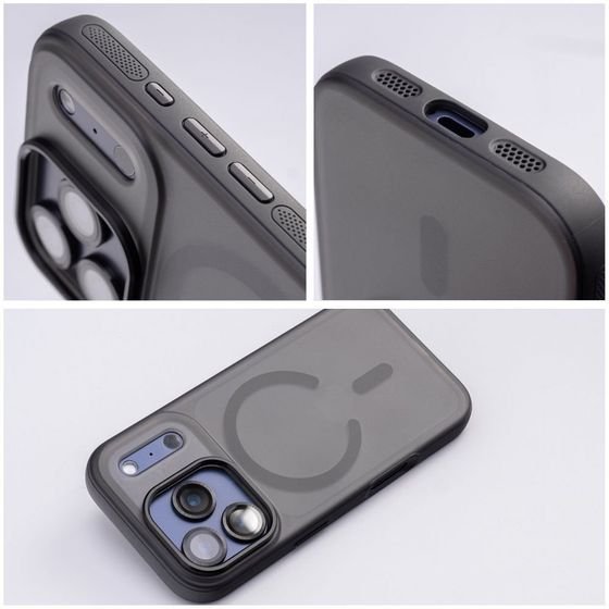 Case For Iphone 17 Pro / 18 Pro Flexline Mag Cover Compatible With Magsafe Black OEM