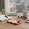 Case For Iphone 17 Pro / 18 Pro Flexline Mag Cover Compatible With Magsafe Orange OEM