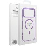 Case For Iphone 17 Pro / 18 Pro Frame Clear Hybrid Mag Cover Compatible With Magsafe Black OEM