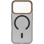 Case For Iphone 17 Pro / 18 Pro Go Orange Compatible With Magsafe Black OEM