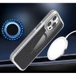 Case For Iphone 17 Pro Max / 18 Pro Max Fiber Compatible With Magsafe Gray OEM