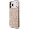 GUESS IML Flowers Allover Strap MagSafe Case for iPhone 18 Pro Max Pink - (GUHMP18XHCPOFPP)