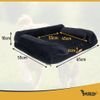 Purlov Ergonomic pet bed S 26914 - (18701-0)
