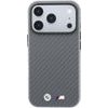 BMW Case M Carbon Metal Logo Magsafe For Iphone 18 Pro Grey - (BMHMP18L26SWPCILA)
