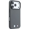 BMW Case M Carbon Metal Logo Magsafe For Iphone 18 Pro Grey - (BMHMP18L26SWPCILA)