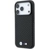 BMW Case M Carbon Metal Logo Magsafe For Iphone 18 Pro Max Black - (BMHMP18X26SWPCILK)