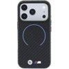 BMW Case M Carbon Printed Ring Magsafe For Iphone 18 Pro Black - (BMHMP18L26SWPCMKB)
