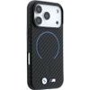 BMW Case M Carbon Printed Ring Magsafe For Iphone 18 Pro Max Black - (BMHMP18X26SWPCMKB)