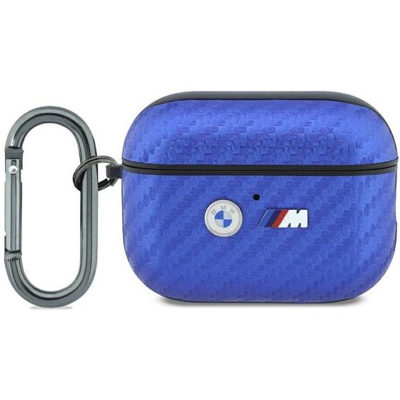BMW Etui M Carbon Metal Logo Do Airpods Pro 3 Jasnoniebieski - (BMAP326PCILB)