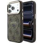 Guess Embossed 4G Classic Magsafe Case For Iphone 18 Pro / Iphone 17 Pro Brown - (GUHMP18LP4MSEGCW)