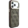 Guess Embossed 4G Classic Magsafe Case For Iphone 18 Pro / Iphone 17 Pro Brown - (GUHMP18LP4MSEGCW)