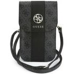 Guess Phone Bag 4G & Classic Logos Stripe Strap Black - (GUWB6PG4S4RK)