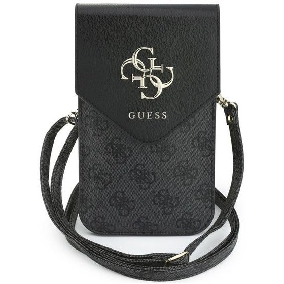 Guess Phone Bag Graines 4G & Classic Logos Black - (GUWBPG4L4CNK)