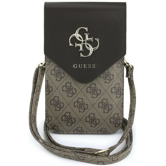 Guess Phone Bag Graines 4G & Classic Logos Brown - (GUWBPG4L4CNW)