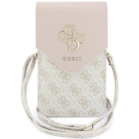 Guess Phone Bag Graines 4G & Classic Logos Pink - (GUWBPG4L4CNP)