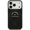 Karl Lagerfeld Case Embossed Open Ring Rsg Logo Magsafe For Iphone 18 Pro Max / 17 Pro Max Black - (KLHMP18XPSKRSGEK)