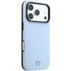 MERCEDES Case Leather Semi Wrap Wood Effect Magsafe For Iphone 18 Pro / 17 Pro Blue - (MEHMP18L25PFWWPB)