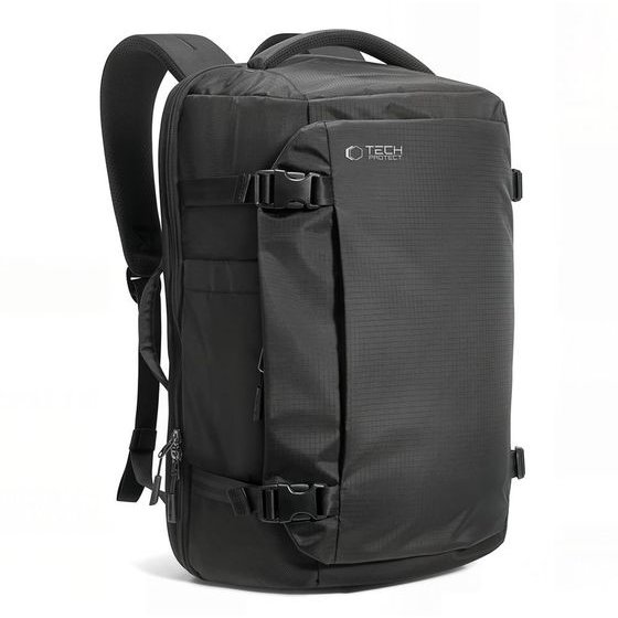 Tech-Protect Defender S70 Ryanair & Wizzair Travel Laptop Cabin Backpack 24L 40x30x20 BLACK