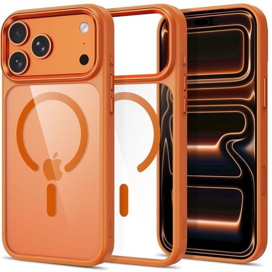 Tech-Protect Magmat Magsafe Cc Iphone 17 Pro Max / 18 Pro Max Cosmic ORANGE/CLEAR